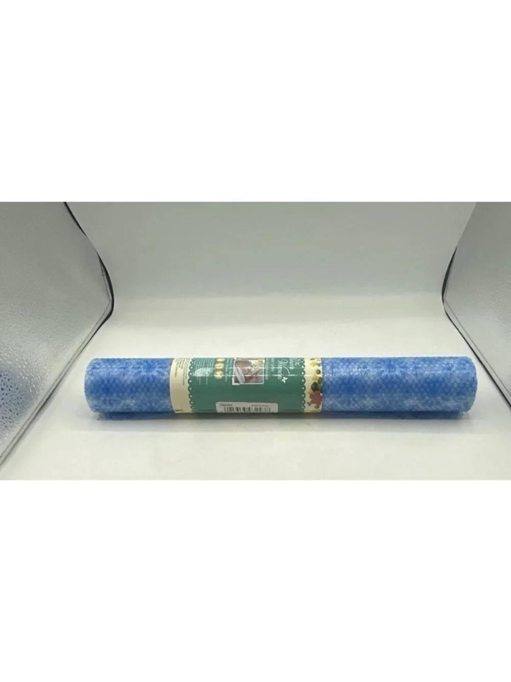 Pioneer Woman Refrigerator Shelf Liner Blue Floral Burst Pattern 15 In x 6 Ft